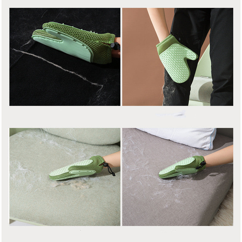 Silicone Massage Gloves and Pet Hair Removal Brushes $12.99